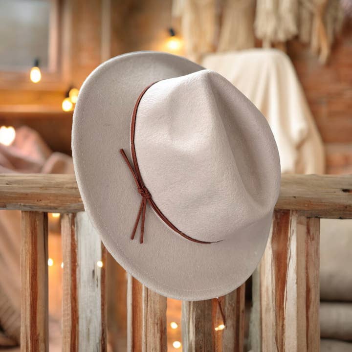 Australian Wool Kids Fedora Western Hat for wholesale by Wild Indigo