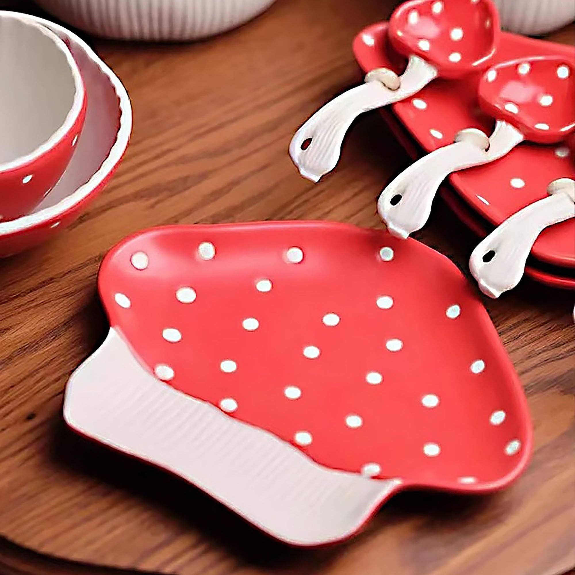 MinoCraft – Engroshandel Middagstallerken – MinoCraft keramisk tallerken med eventyrlig svampeform9