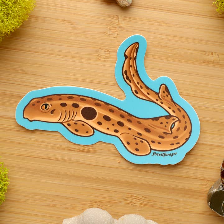Epaulette Shark Sticker for wholesale by Fossil Forager