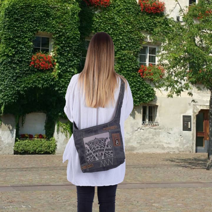 Sunsa - Wholesale Shoulder Bag - Women's - Sunsa hobo bag woven cotton shoulder bag3