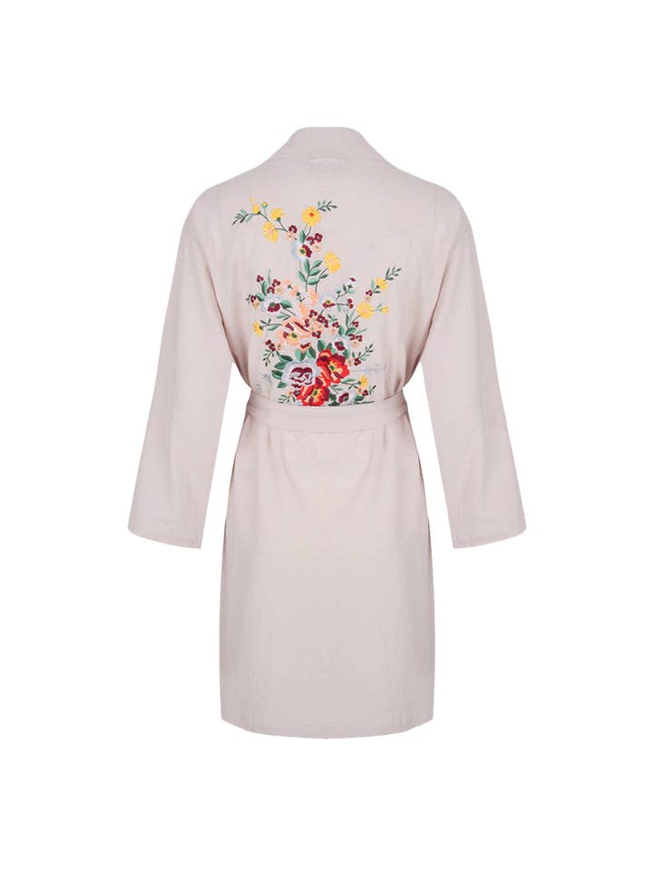THE FLOWER KIMONO IN DUSTY PINK for wholesale by Hammam34