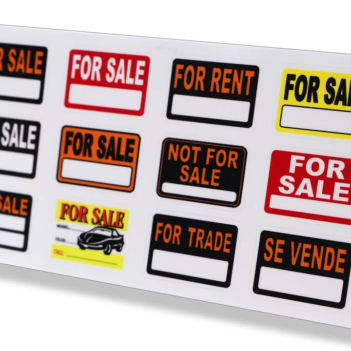 Feuille d'autocollants à vendre pour la vente par Real Sticky