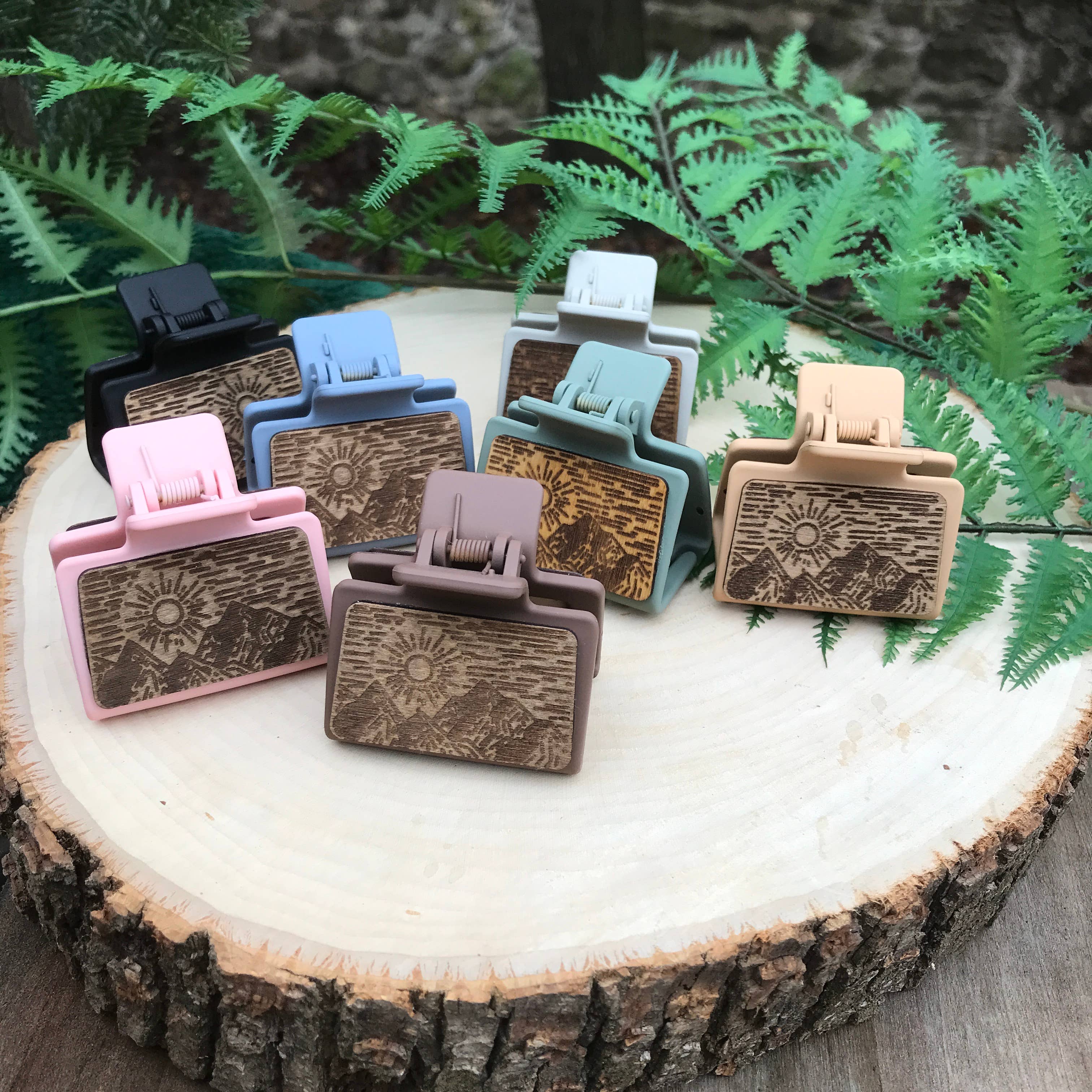 National Parks and Beyond - Wholesale Hair Clip - Women's - National Park Inspired Mountain 2" and 4" Claw Hair Clip11