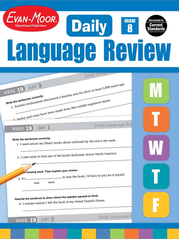 Daily Language Review, Grade 8 Te for wholesale by Carson Dellosa Education