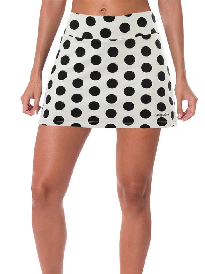 LUNAR BLACK FUSION SKIRT for wholesale by a40grados Sport & Style