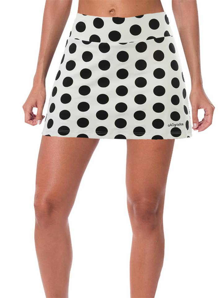 LUNAR BLACK FUSION SKIRT for wholesale by a40grados Sport & Style