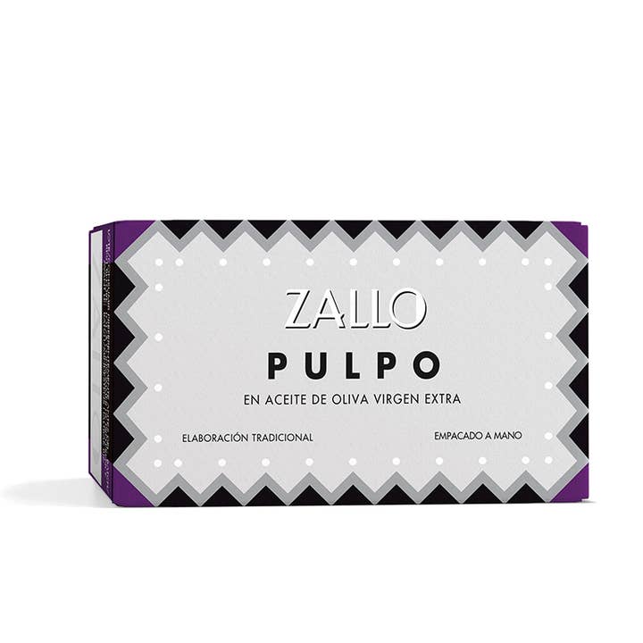 Poulpe à l'huile d'olive extra vierge 112g pour la vente par Zallo