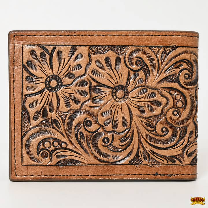 HILASON – wholesale Plånbok - Unisex – Western Rodeo Bifold Herr Dam Amerikansk Läderplånbok