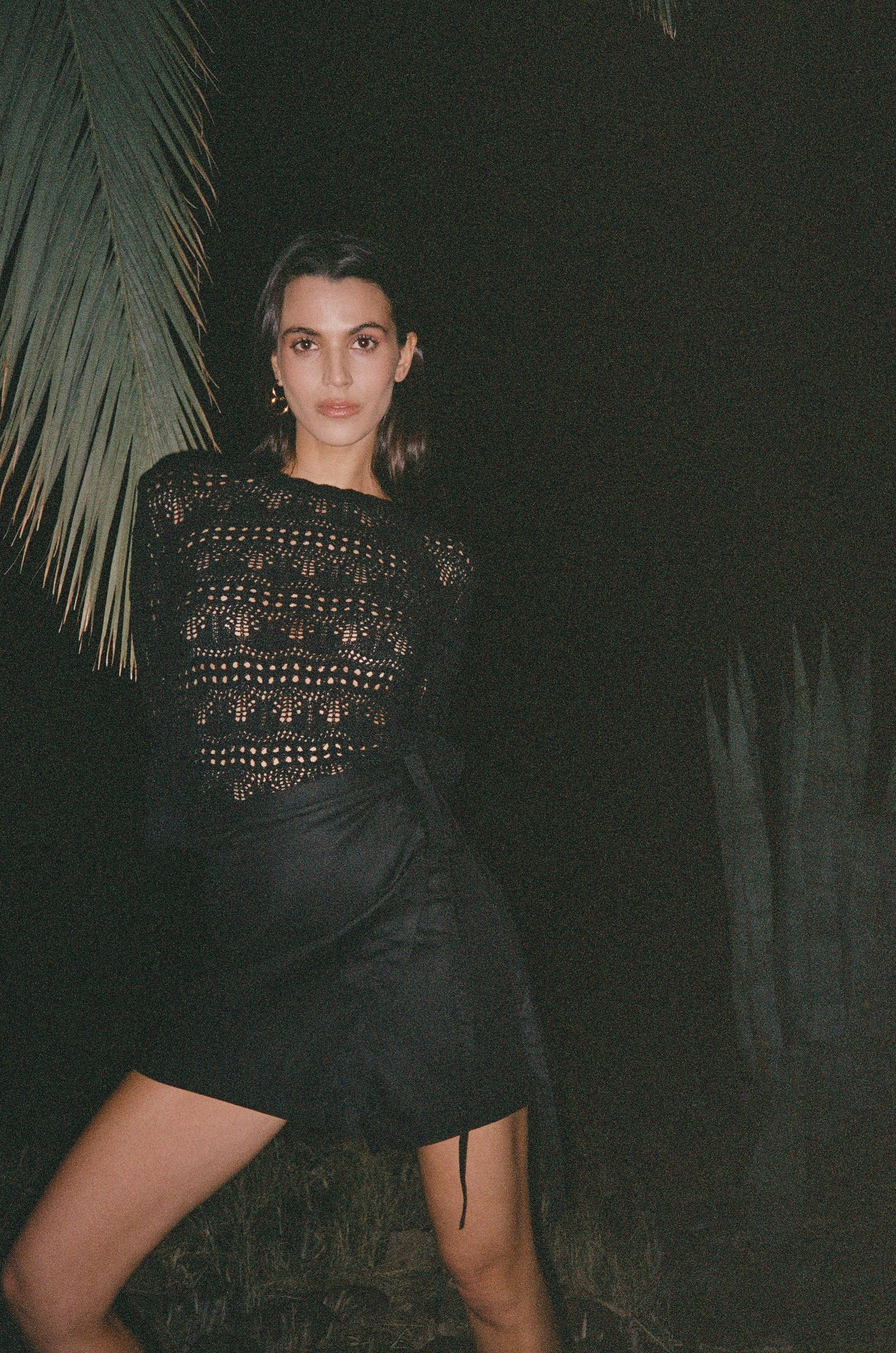 Nitah - Venta al por mayor Falda - Mujer - Falda cruzada de lino Rania0