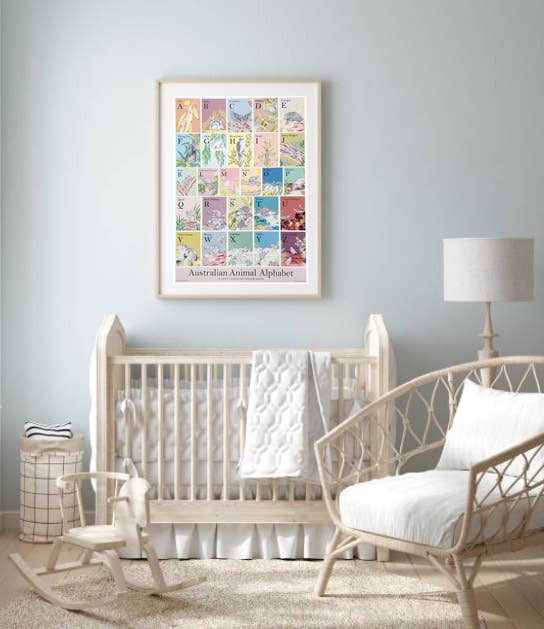 Fabriculture - Wholesale Poster - Australian Animal Alphabet  Poster2