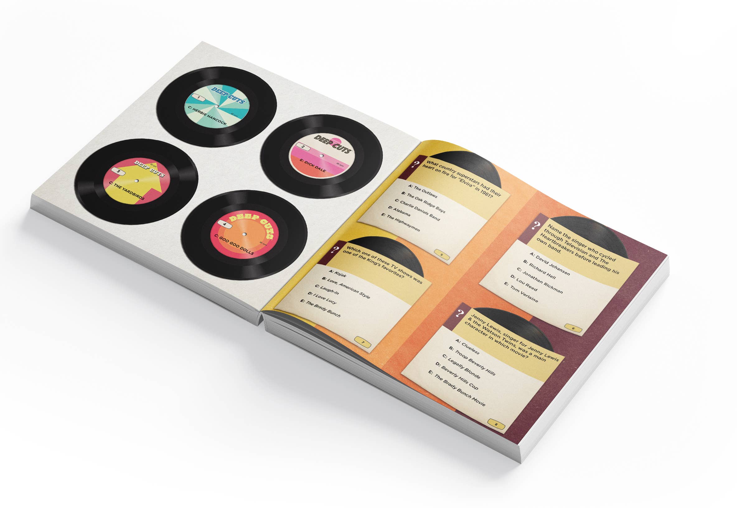 Deep Cuts – Engroshandel Bog om kunst og underholdning – Deep Cuts bog med musik-quizzer3