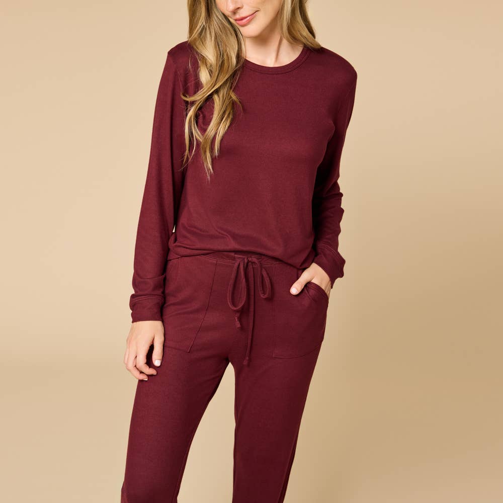 Softies - Wholesale Lounge Set - Women's - Women's Cloud Soft Dream Crew Neck Lounge Set - Oprah's Fave6