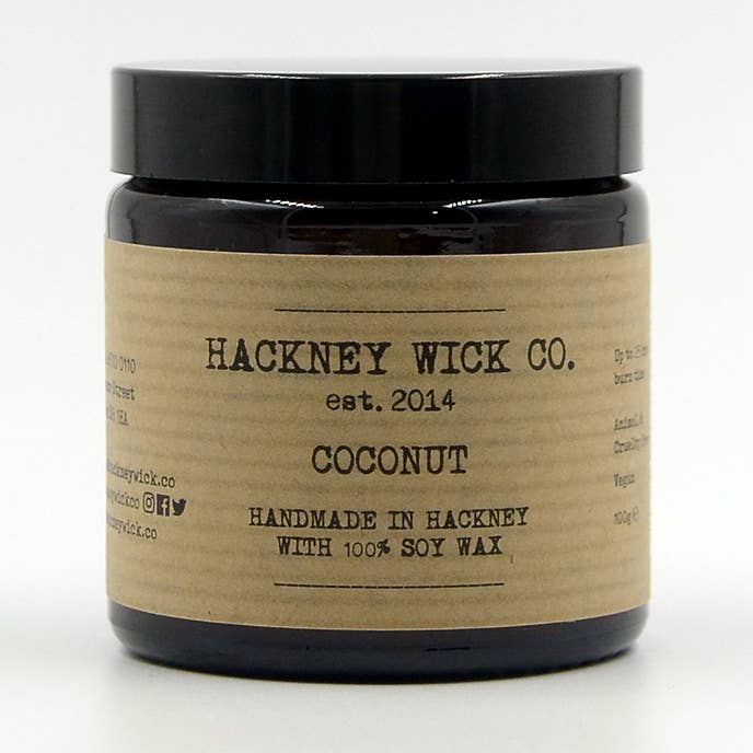 Hackney Wick Co Soy Wax Coconut Candle for wholesale by Hackneywickco