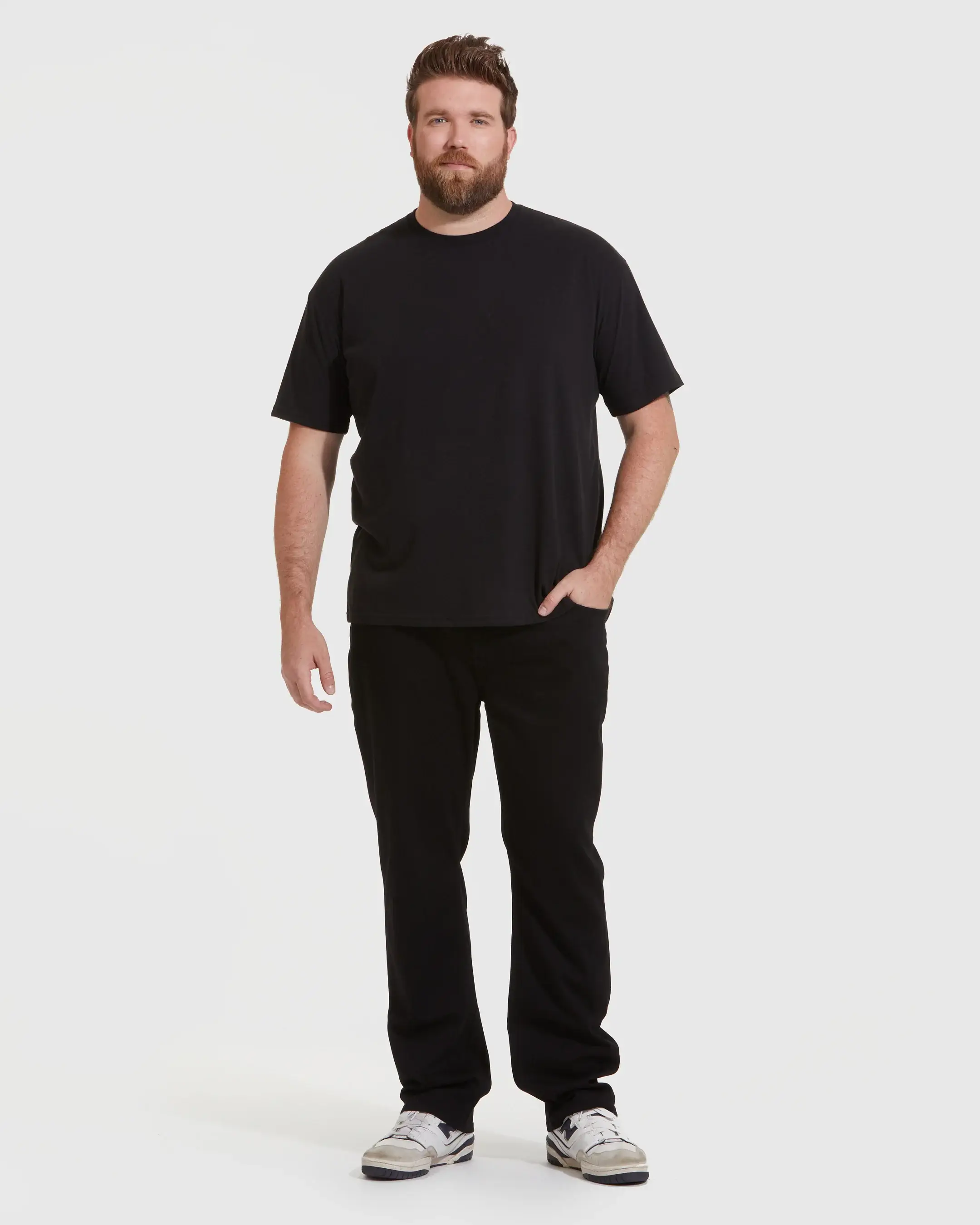 True Classic - Wholesale T-Shirt - Men's - Short Sleeve T-Shirt | Crew Neck | Black8