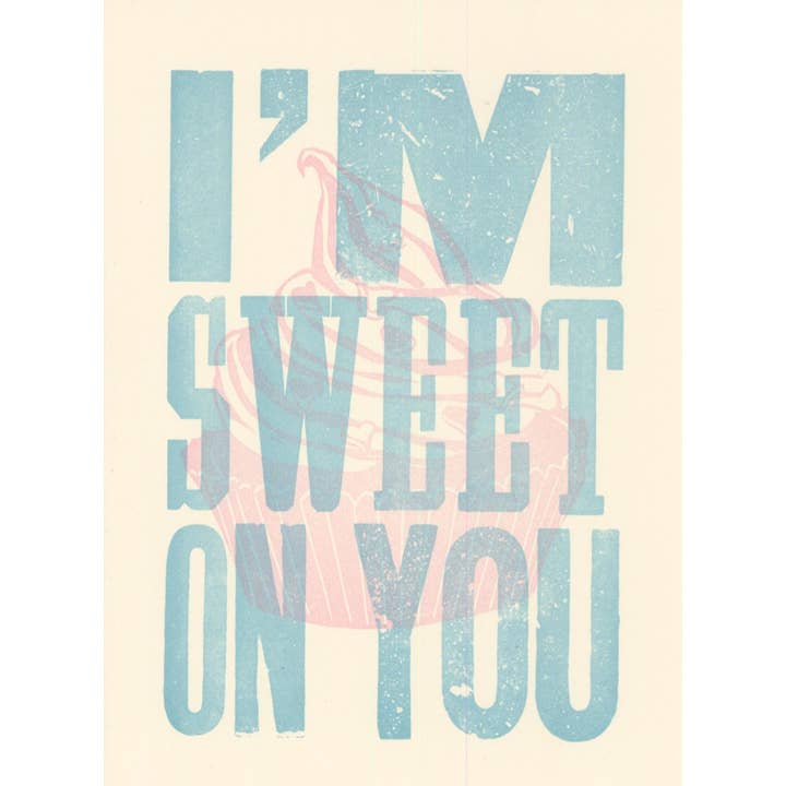 Süss auf dir Karte für den Großhandel von Hatch Show Print