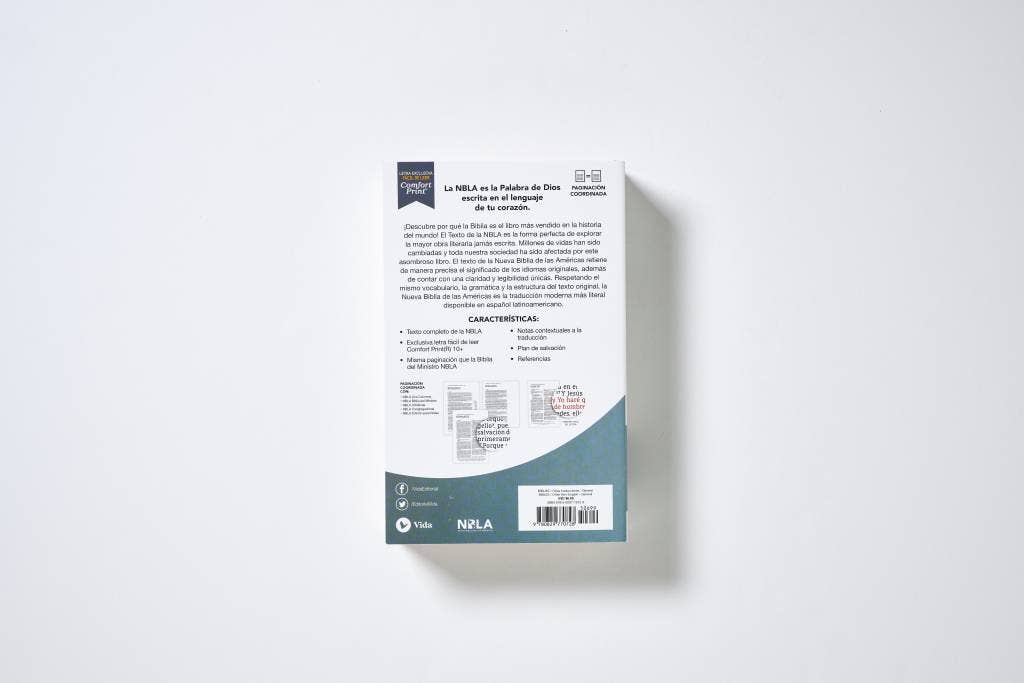 HarperCollins Christian Publishing - Wholesale Religion - NBLA, Santa Biblia, Edición misionera, Letra grande, Tapa r3