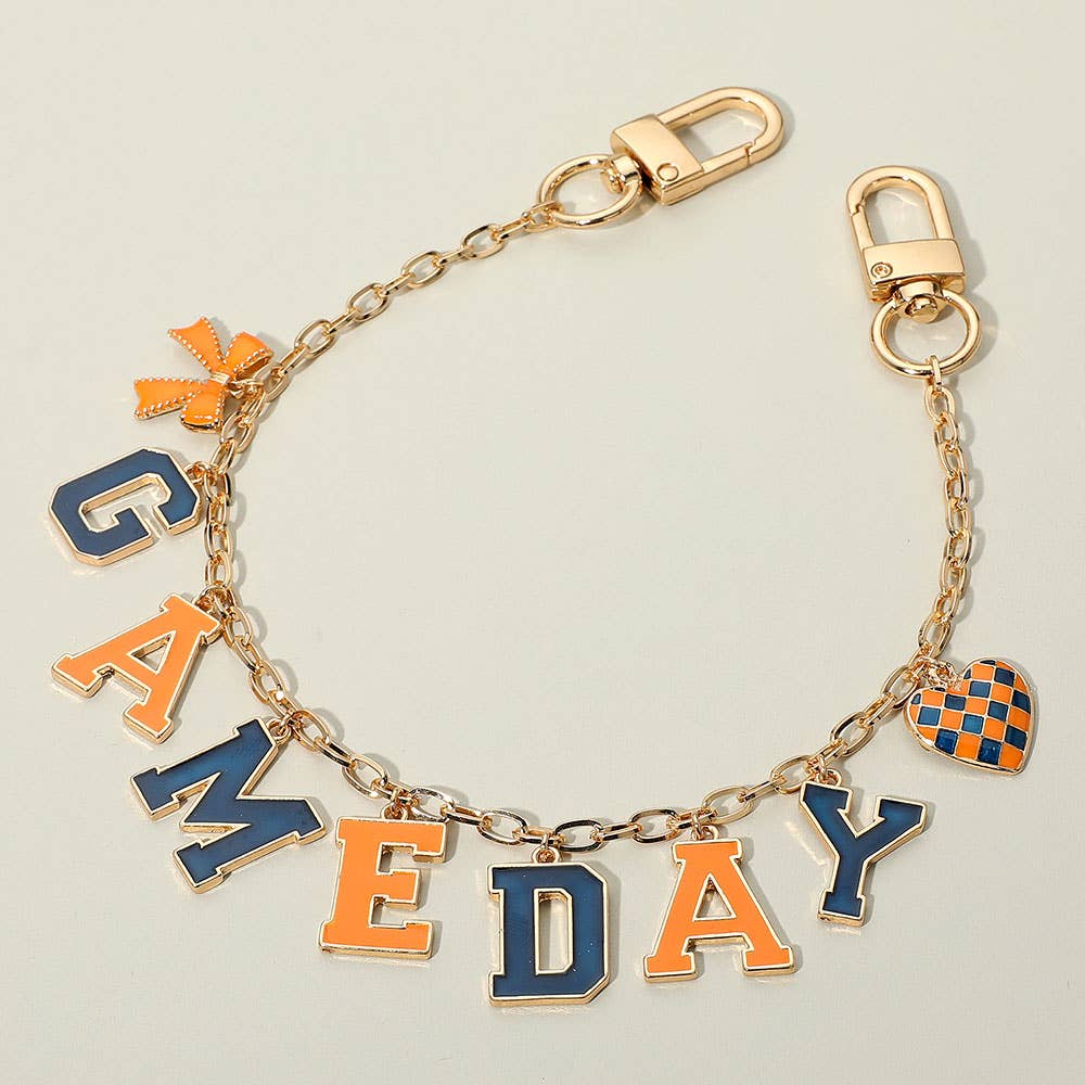 Sensibling Corp. – wholesale Handväske- och väskaccessoar – Dam – Fotboll SPELDAG Meddelande Båge Hjärta Berlock Station Väska Kedjeberlock10