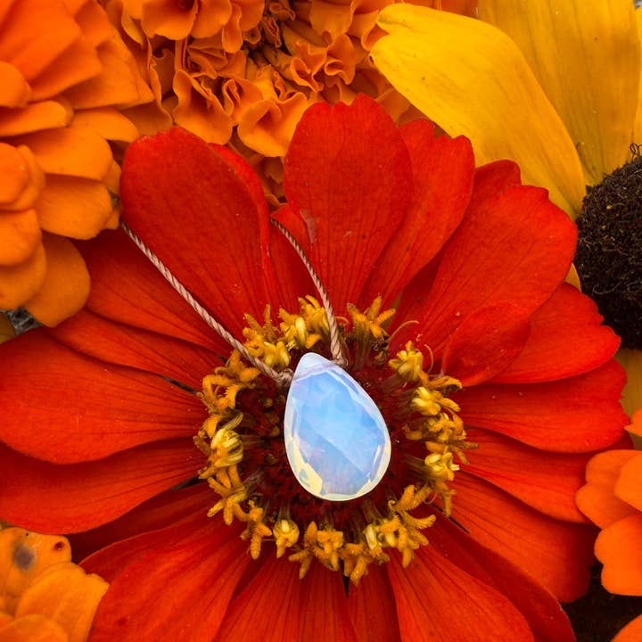 Merelani Designs - Wholesale Pendant/Charm Necklace - Opalite Teardrop Necklace1