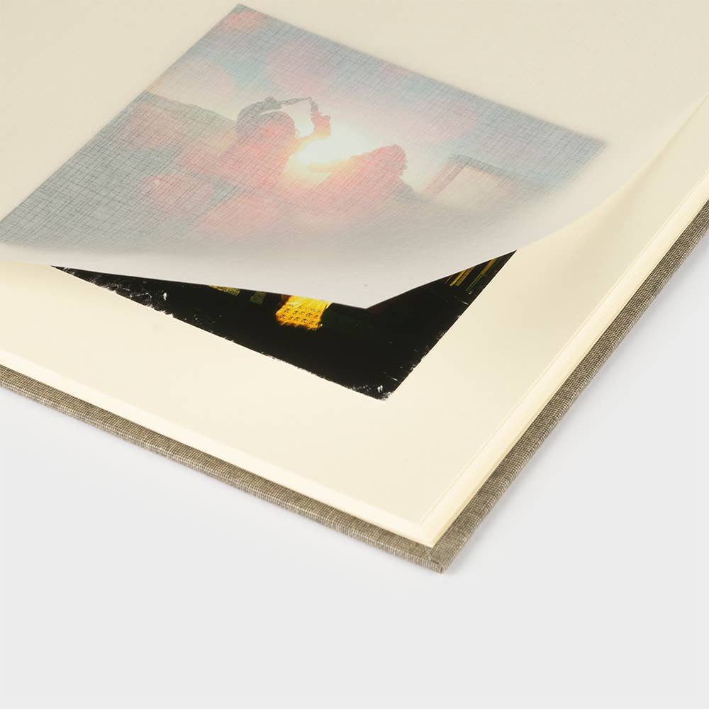 Pepa Paper Design - Vendita all'ingrosso Album fotografici - Album fotografico quadrato 35x35 cm color avorio per interni6