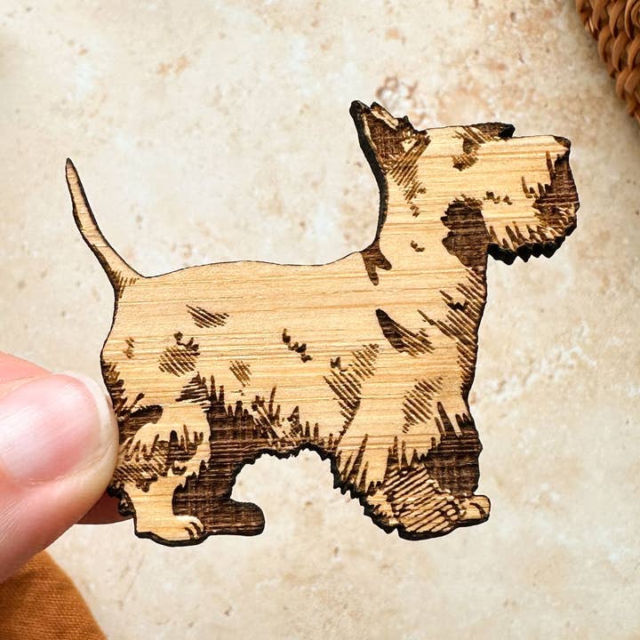 Alfalfa Designs - Wholesale Magnet - Scottie Dog Magnet0
