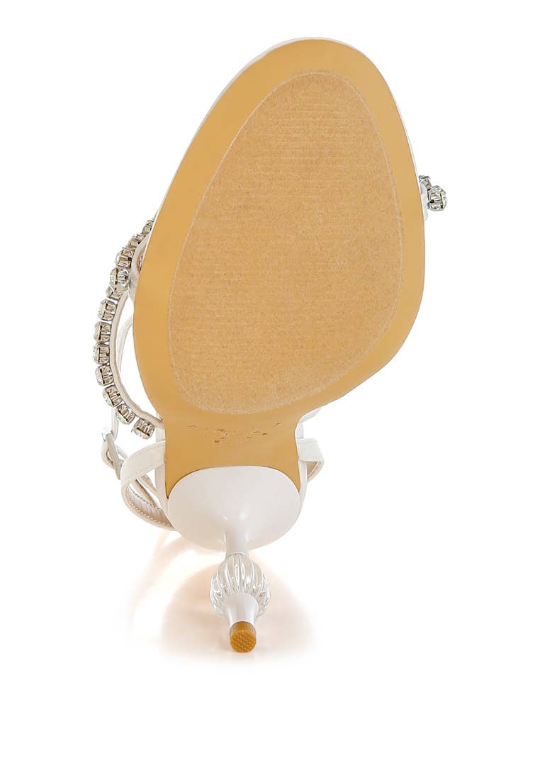 Rag Company - Wholesale High Heels - Women's - Aragon Diamante Embellished Fantasy Heel Sandals4