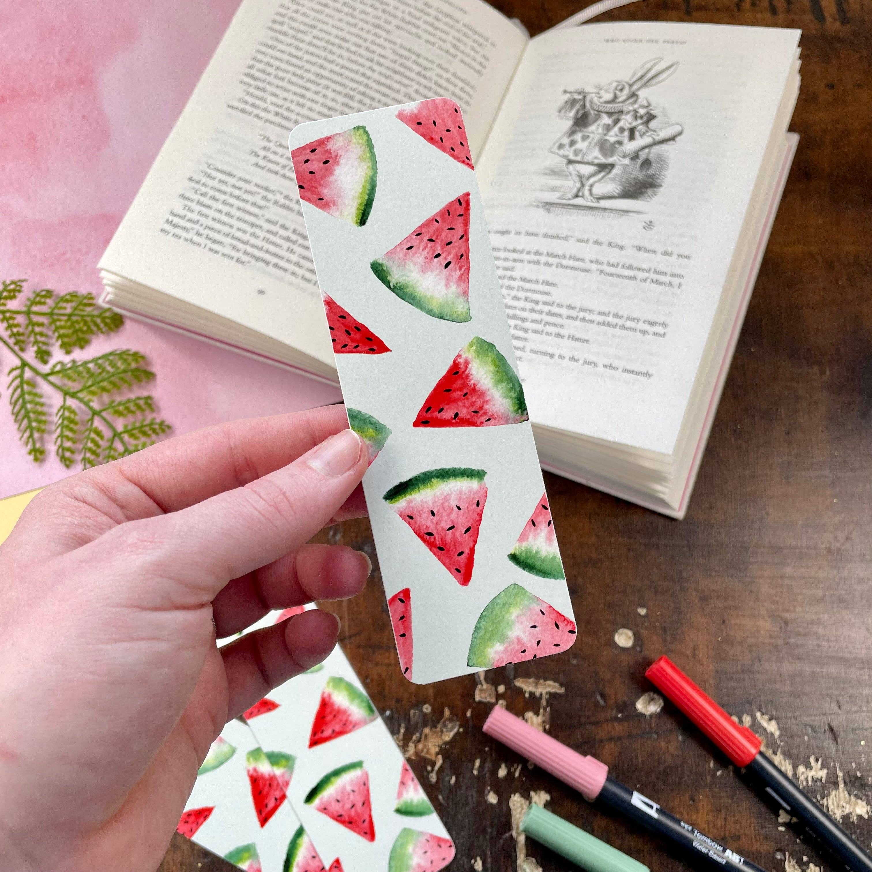 The Unrefined Crafter - Wholesale Bookmark - Watermelon Bookmark0
