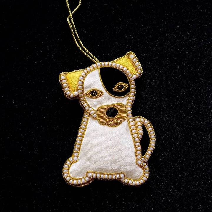 Embroidered Velvet Dog Christmas Ornament and other Purchase Wholesale pearl pet bottles. Free Returns & Net 60 Terms on Faire trending on Faire.