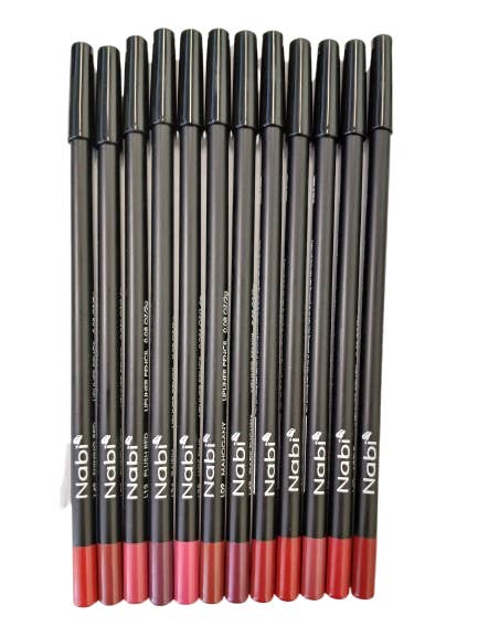 LP-12 Nabi 12 Piezas, 12 Colores Set de Lápiz de Labios de Colores Surtidos para venta al por mayor de Nabi Cosmetic