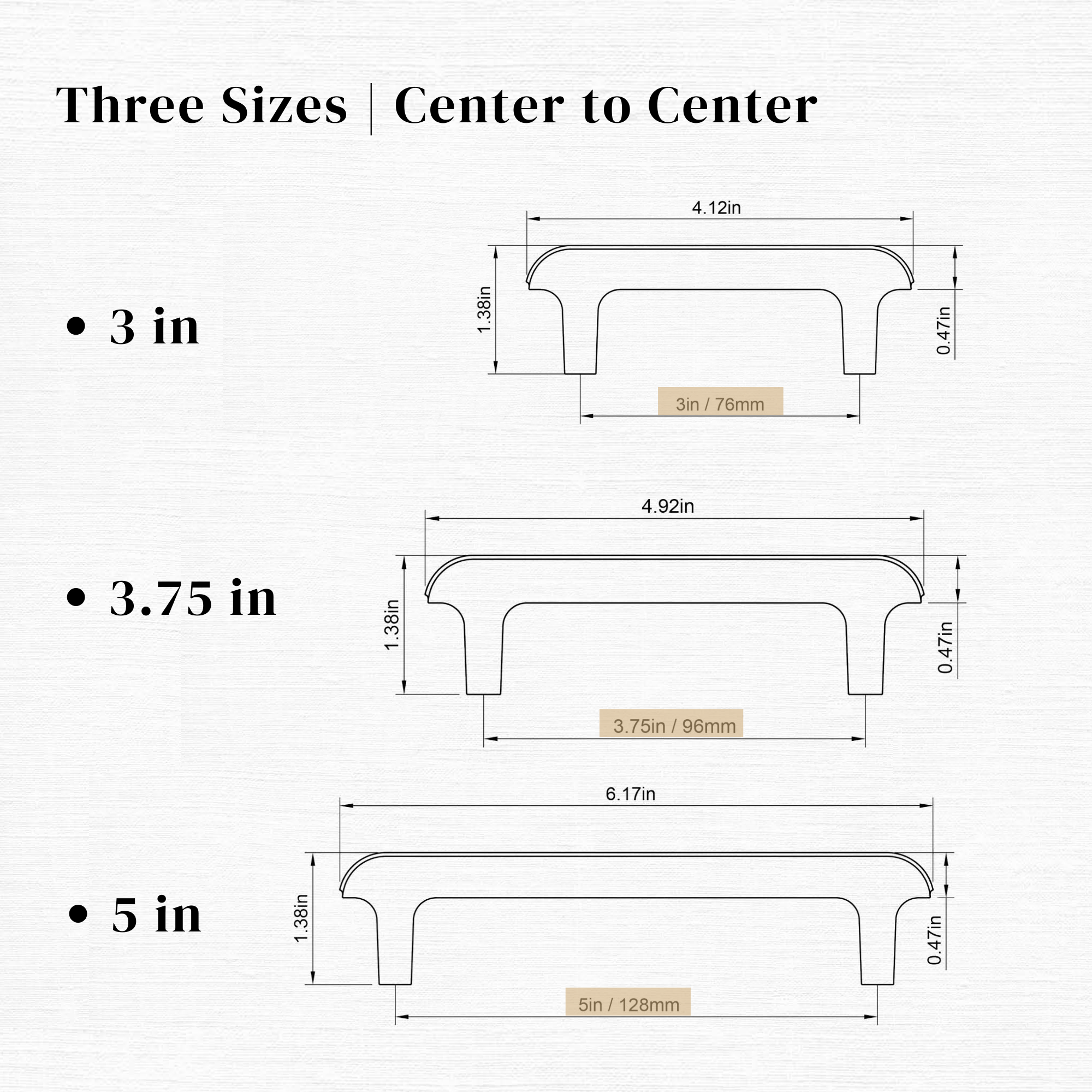 Island Universe Hardware Inc. - Vendita all'ingrosso Manopola/pomello - Maniglie di Lusso Moderne in Rilievo per Armadi12