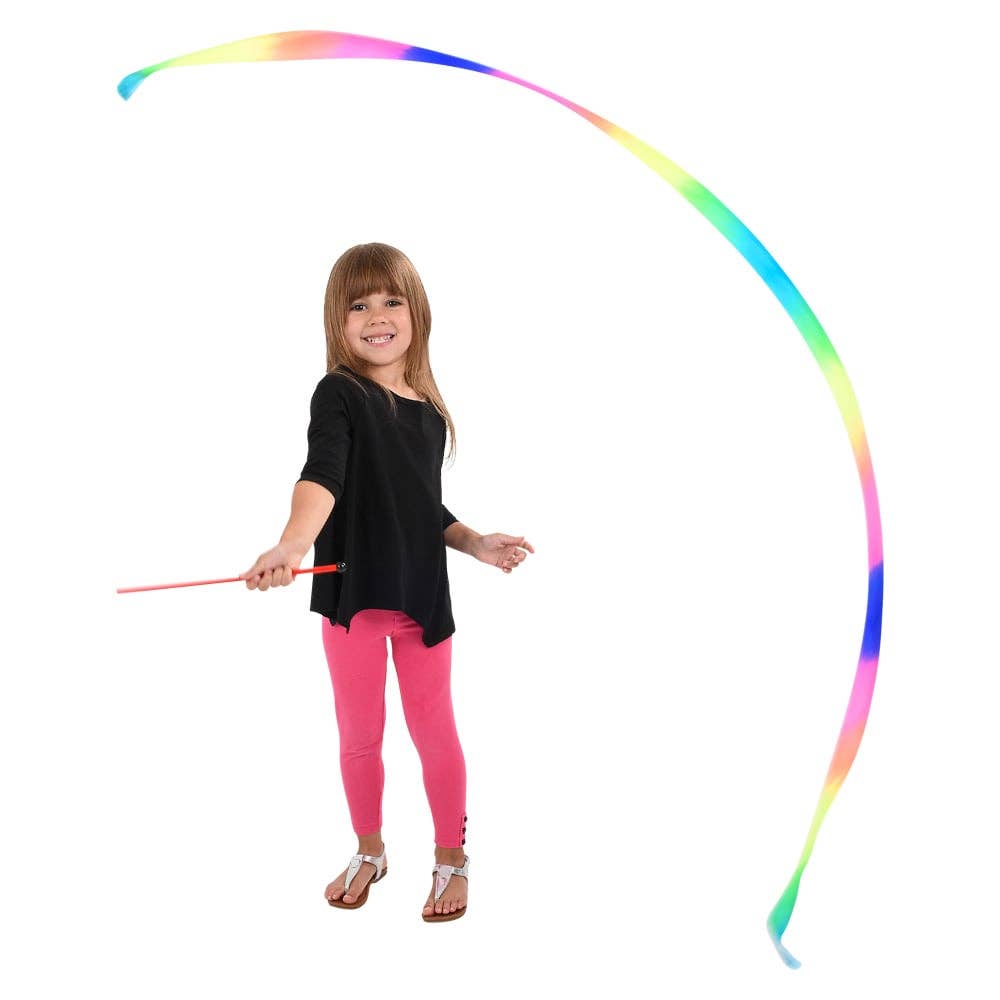 La Luna Bella - Toys - Wholesale Toy Wand - Kids - 11.75" RAINBOW RIBBON WAND LLB toy-wand kids2