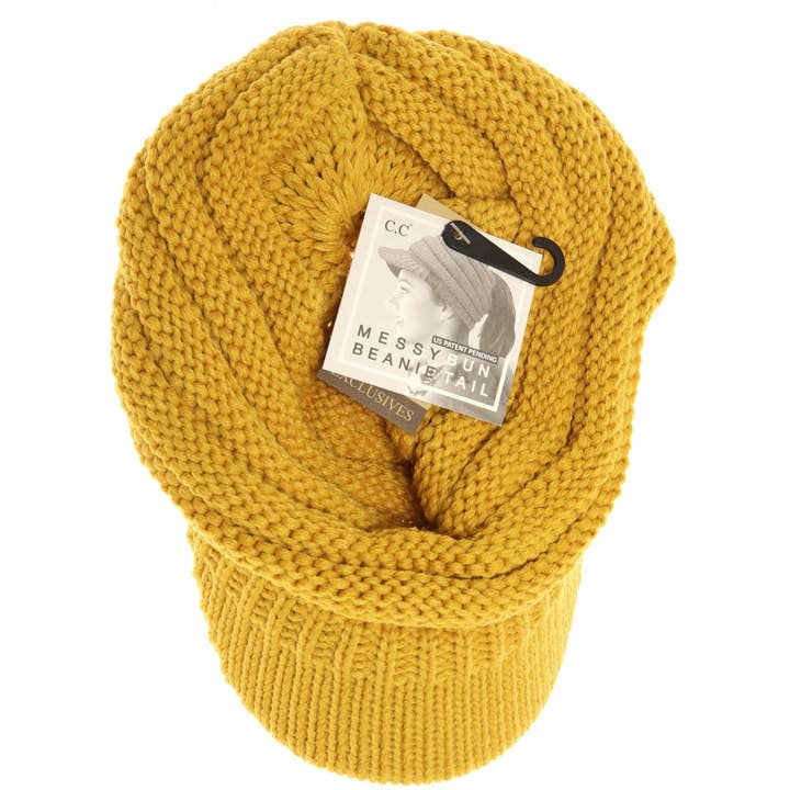 C.C Beanie – wholesale Beanie – Women's – Knit Beanie Tail CC Cap MB1310