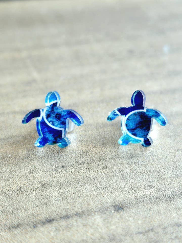 Sea Turtle Earrings for wholesale by Mabel's Way