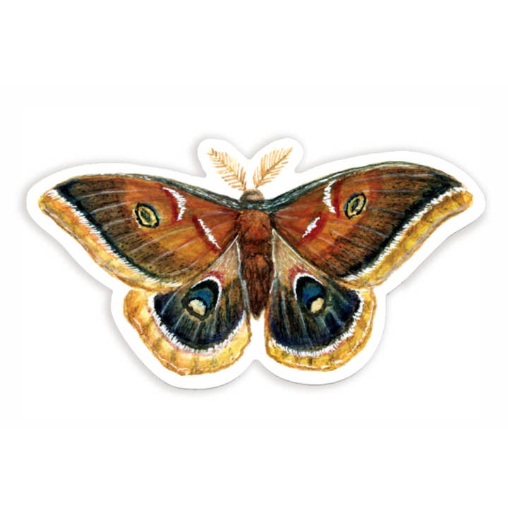 Polyphemus Mot Sticker voor wholesale door The Wild Wander