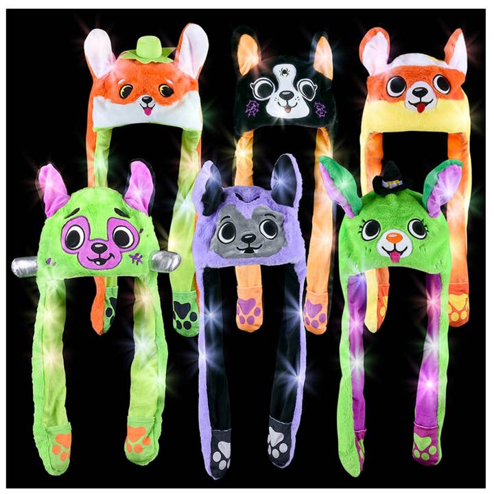 Popping Ear Light-Up Hat For Kids - Assorted for wholesale by HALLEE