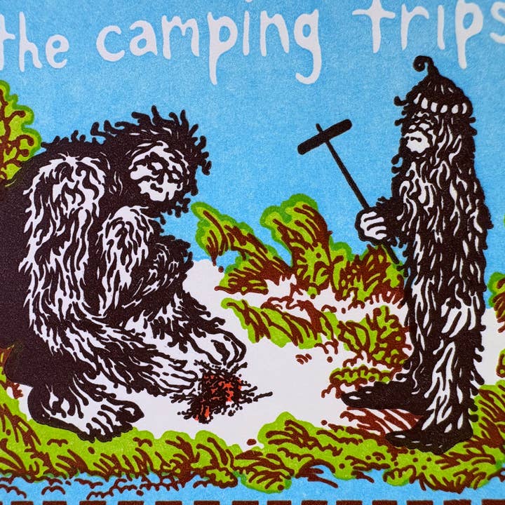 Old School Stationers - Wholesale Father's Day Card - Dad thanks for all the camping trips!