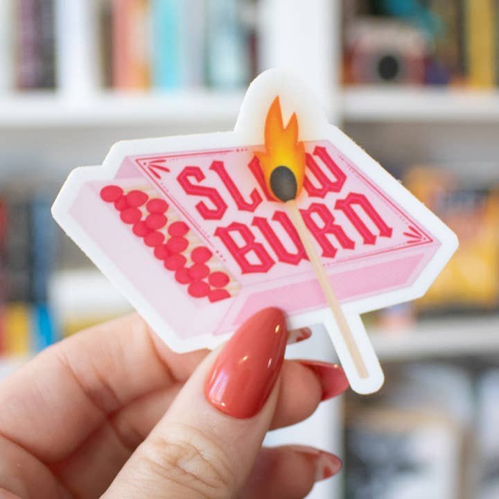 Långsam bränning - Vinylklistermärke för wholesale av Little Inklings LTD