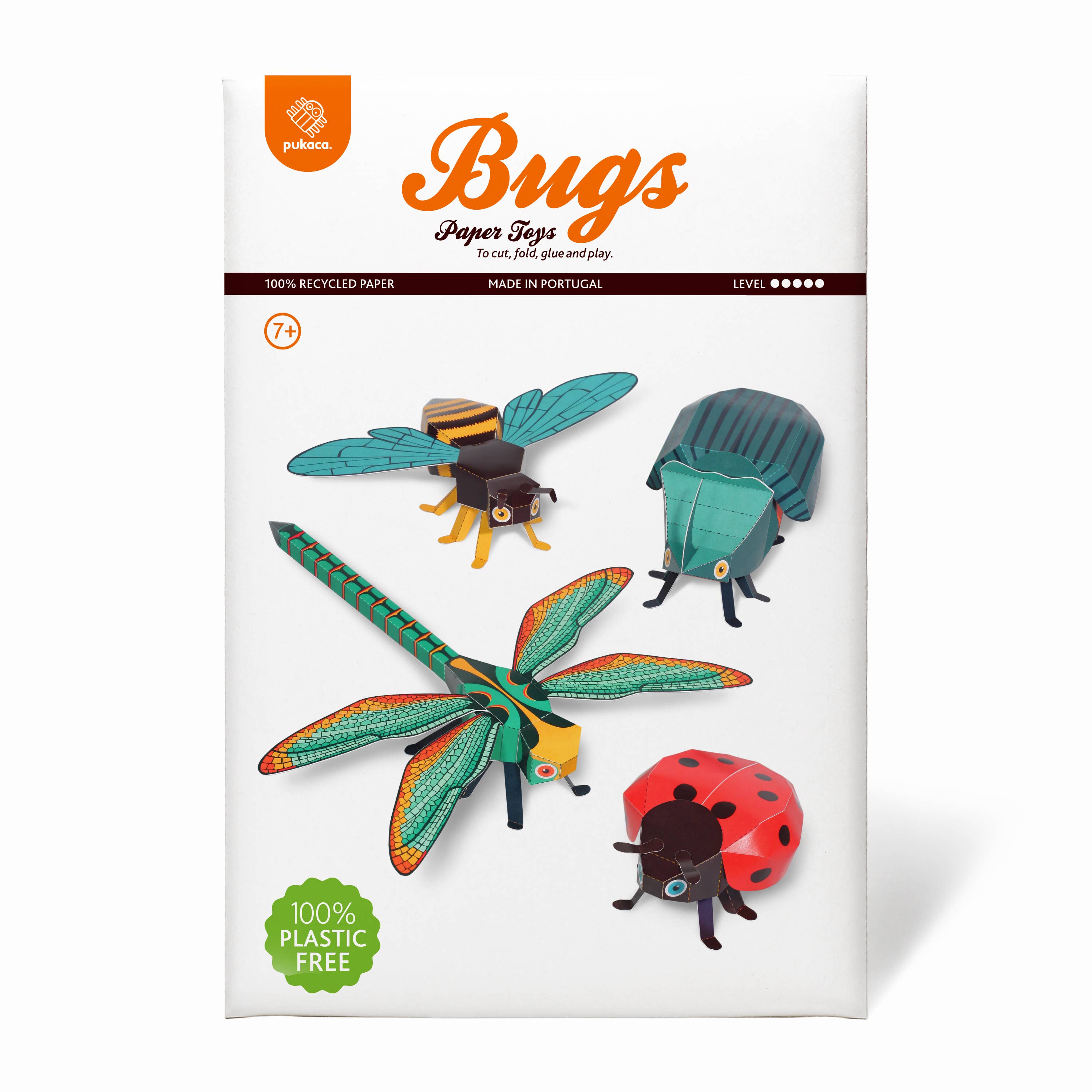 pukaca - Vendita all'ingrosso Kit per lavoretti fai da te - Bambini - Kit di giocattoli di carta insetti1