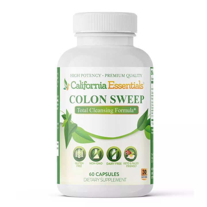 Colon Sweep, nettoyage digestif et perte de poids, 60 capsules pour la vente par California Essentials
