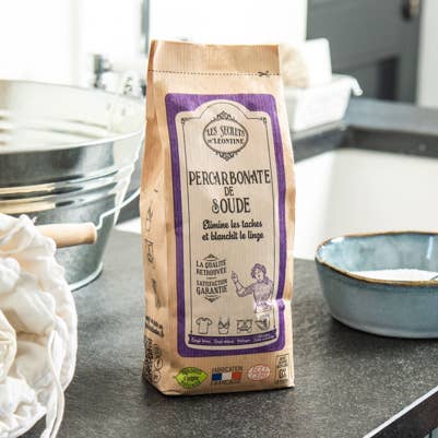 Les Secrets de Léontine – wholesale Pulvertvättmedel/tvättmedelstabletter – Ecocert natriumperkarbonat - 1 kg0