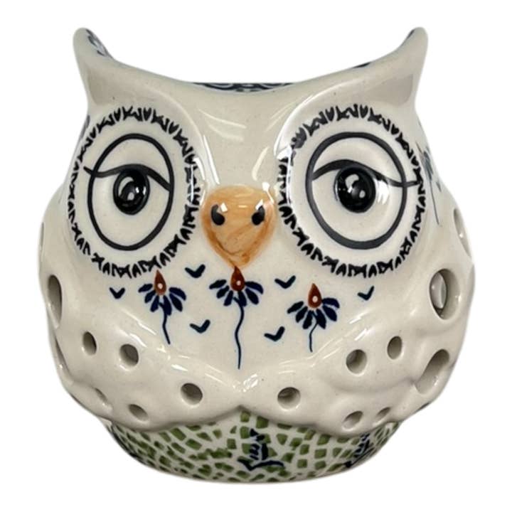 Luminary, Owl in "Riverbank" by Manufaktura | L010T-MC15 for wholesale by Polish Pottery Outlet