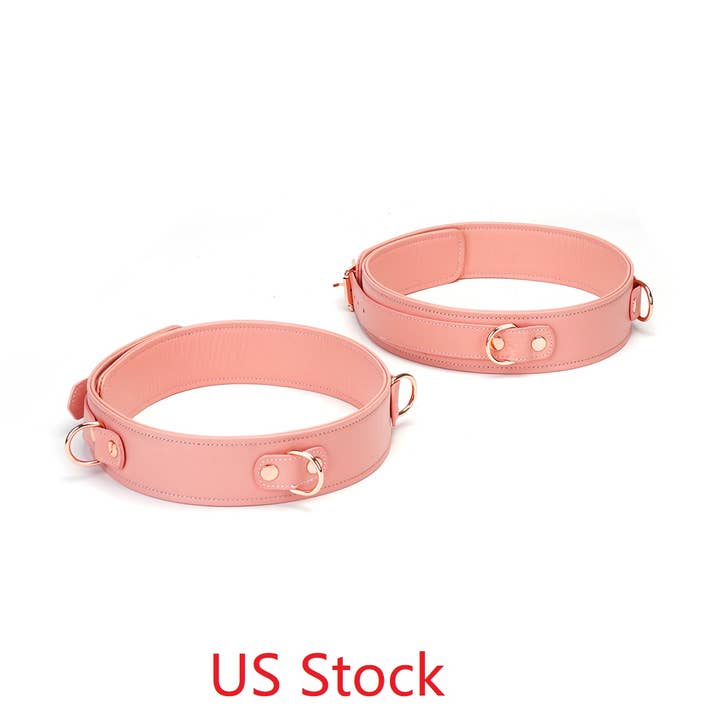 Pink Dream leather Thigh Cuffs for wholesale by Liebe Seele