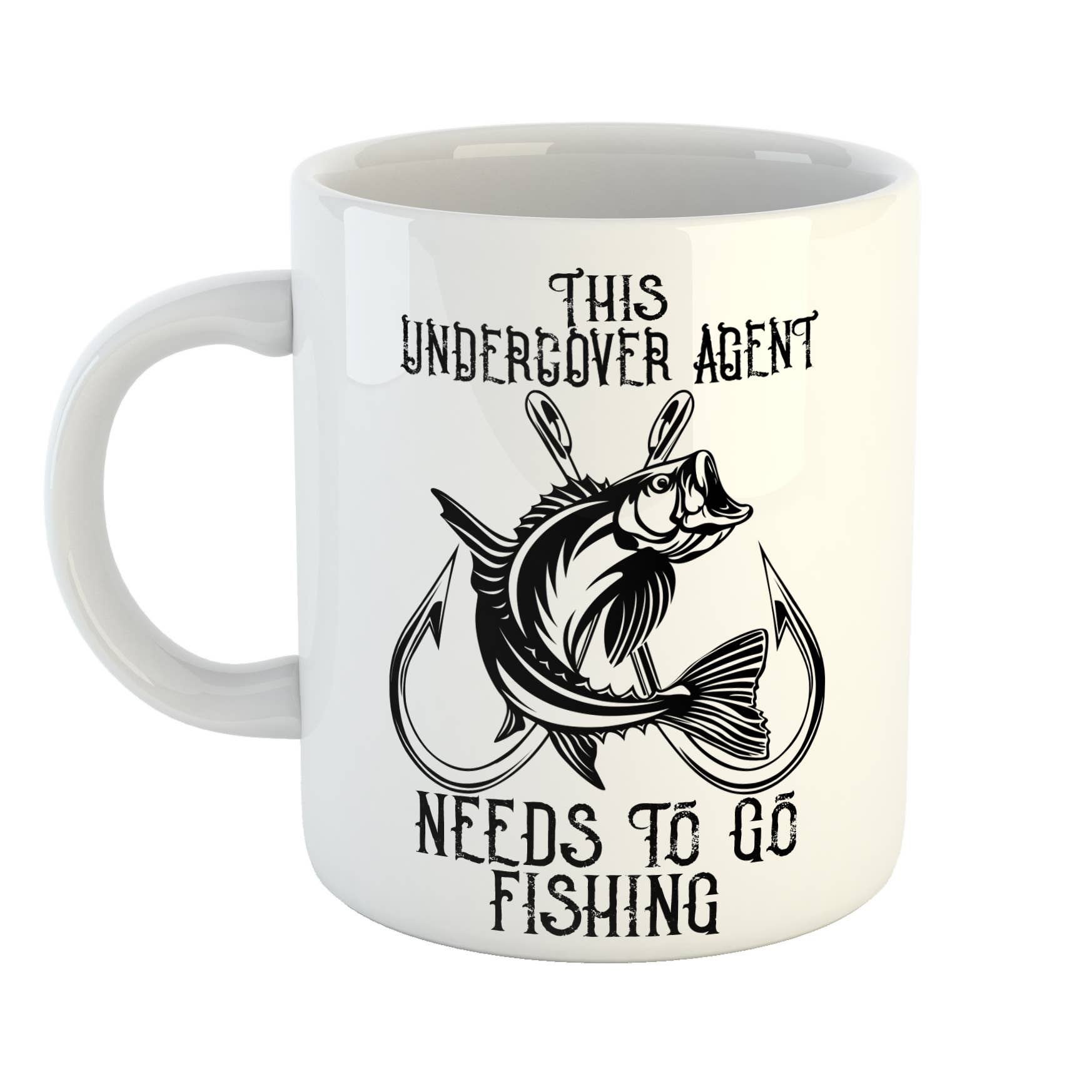 Just The Shirt – wholesale Coffee mug – This Undercover Agent Needs To Go Fishing Mug0