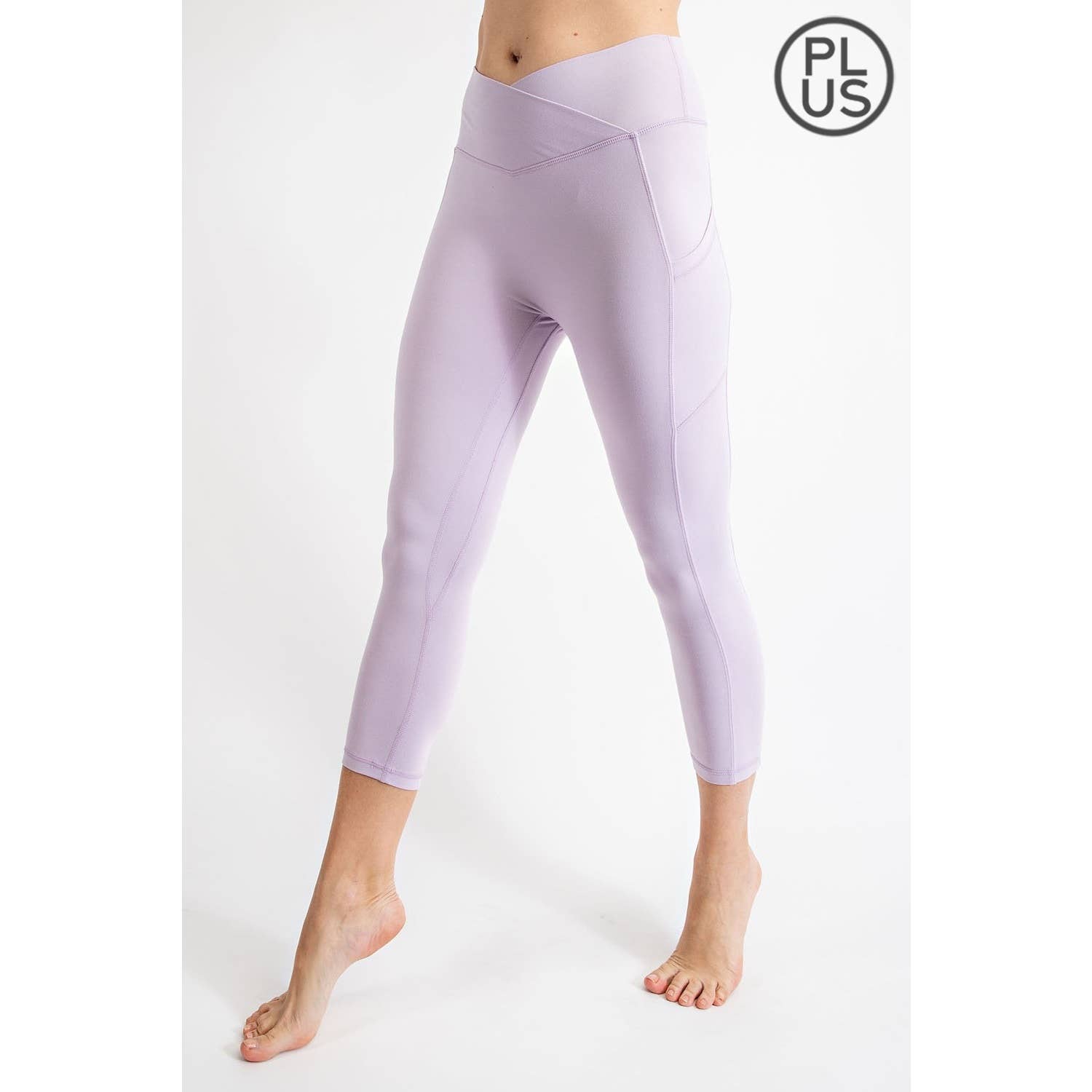 Rae Mode - Wholesale Athletic/Lounge Leggings - Women's - PLUS SIZE V WAIST CAPRI LENGTH LEGGINGS13