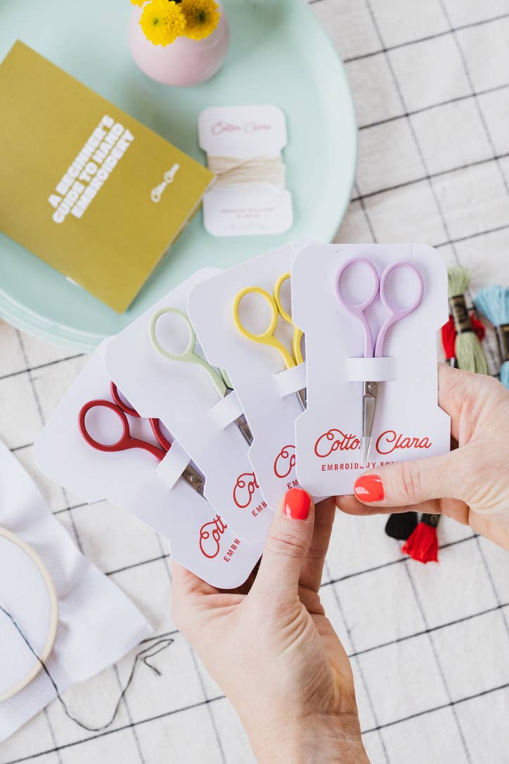 Cotton Clara Craft Kits & Supplies - Wholesale Embroidery/Cross Stitch Supplies - Colourful Embroidery Scissors for Sewing & Crafting1