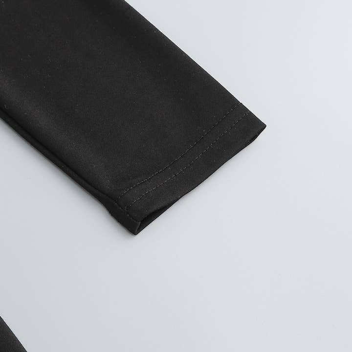 Black SY475 Elegant Floral Tube Top Backless Slit Dress for Women for wholesale on Faire10