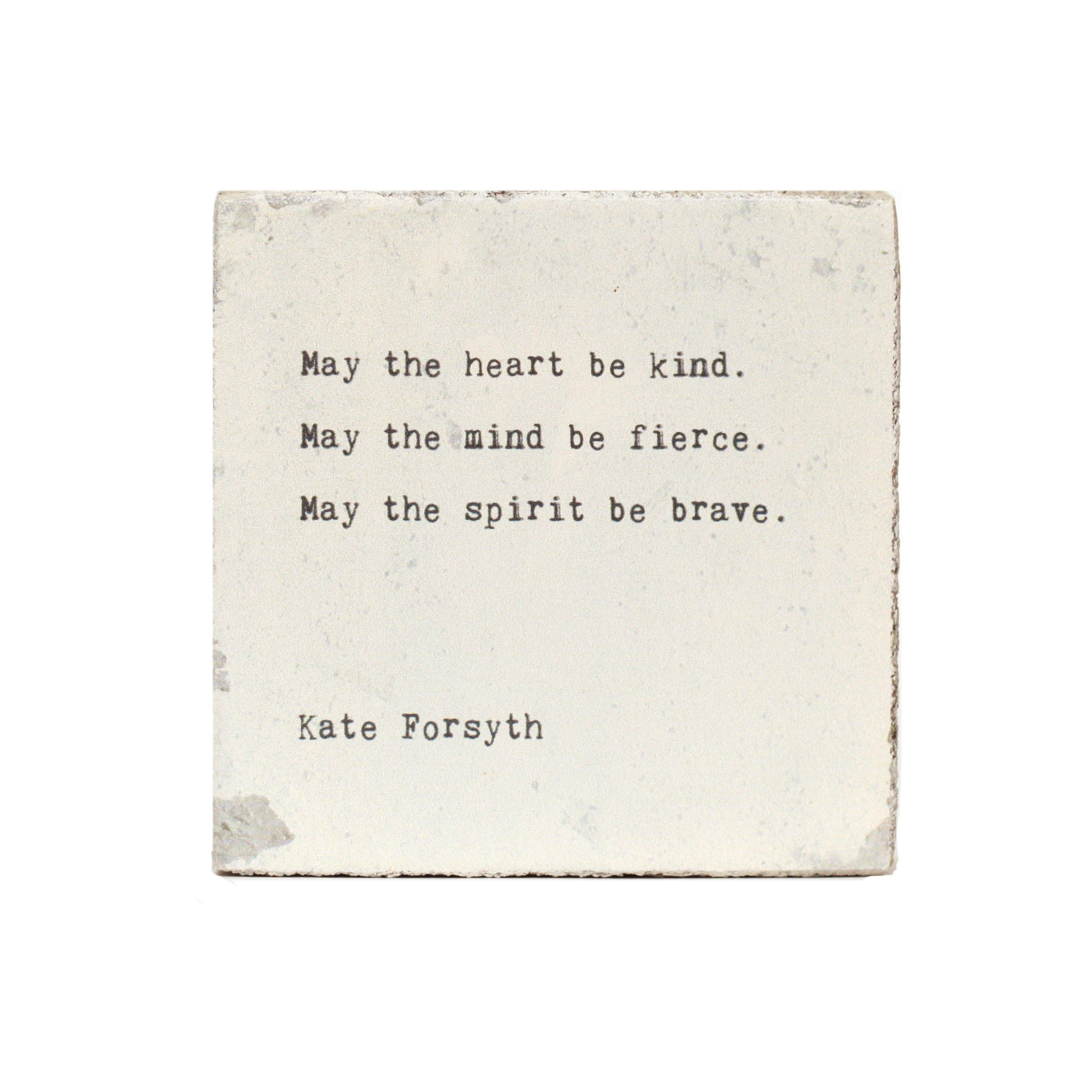 Cedar Mountain Studios - Wholesale Sign - Art Block - Little Gem - May The Heart1