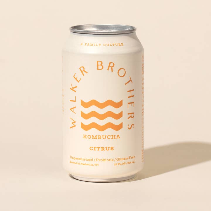 Walker Brothers - Wholesale Kombucha - Citrus Non-Alcoholic Kombucha0