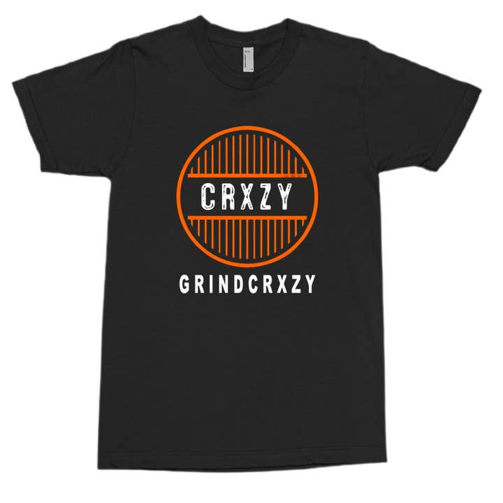 GrindCrXzy - svart ”orange och vit bro” skjorta för wholesale av GrindCrxzy