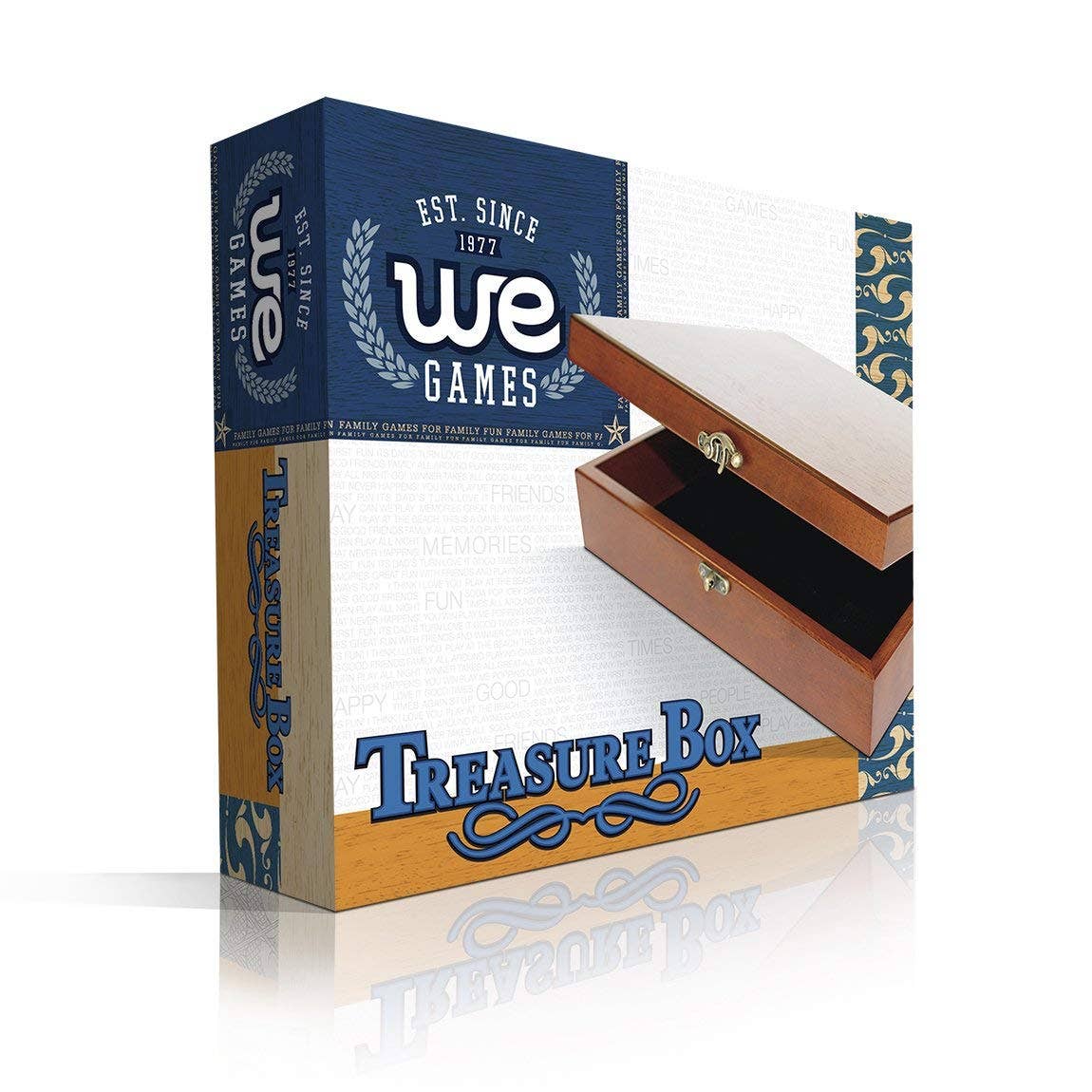 Wood Expressions - Wholesale Decorative Box - Old World Wooden Treasure Box with Brass Latch29