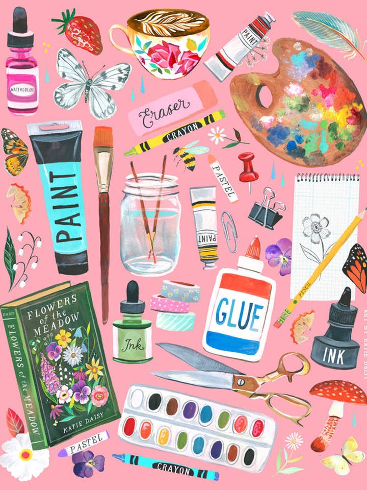 Tools for Magic Making Print for wholesale by Katie Daisy